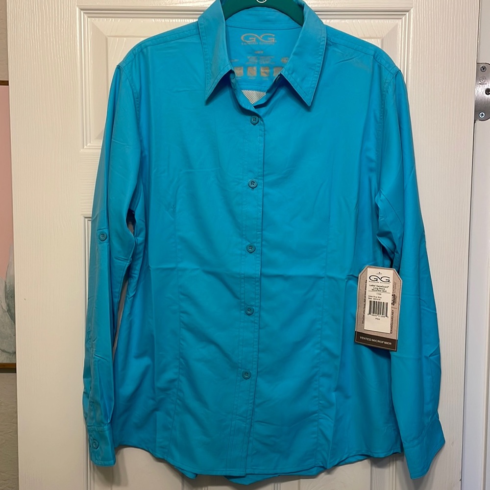 Ladies GameGuard long sleeve microfiber shirt